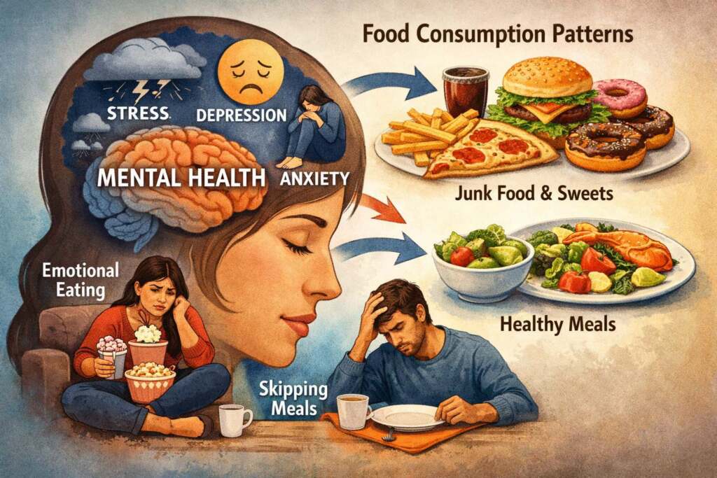 The Role of Mental Health in Food Consumption Patterns and Eating Behavior