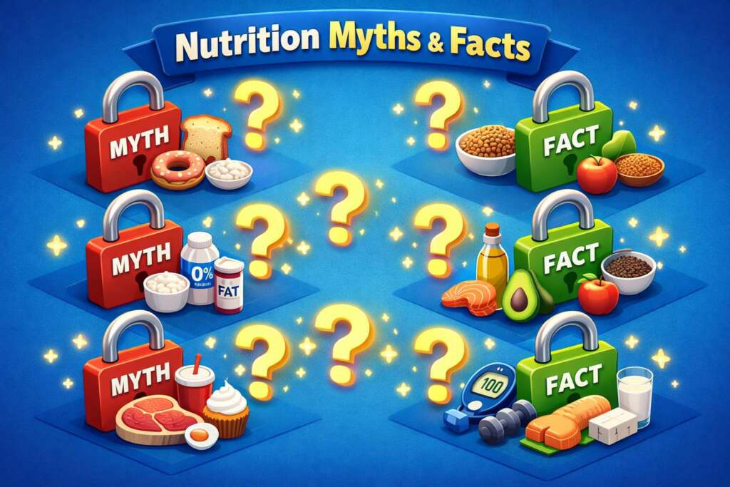 4 Common Nutrition Myths and Facts: What Science Really Says About Healthy Eating