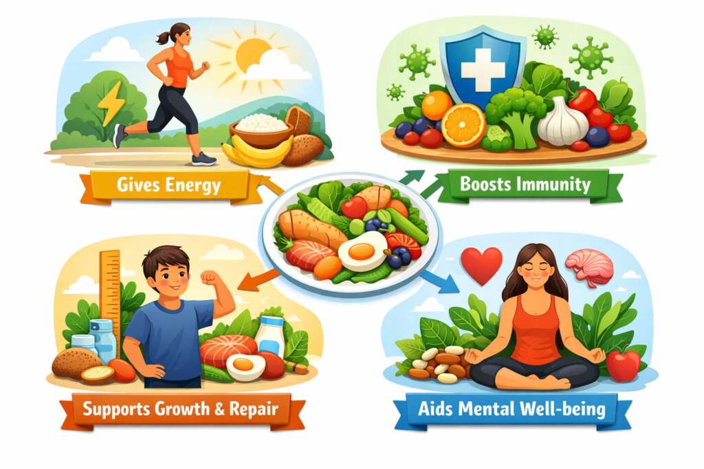 4 Best Importance of Foods to the Health